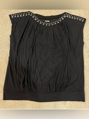 Worthington Jewel Studded Blouse